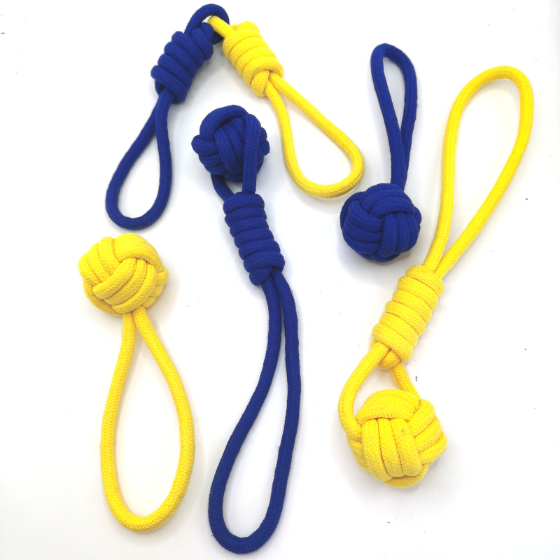 Tug Of War Bomullsrep knuten hundleksak